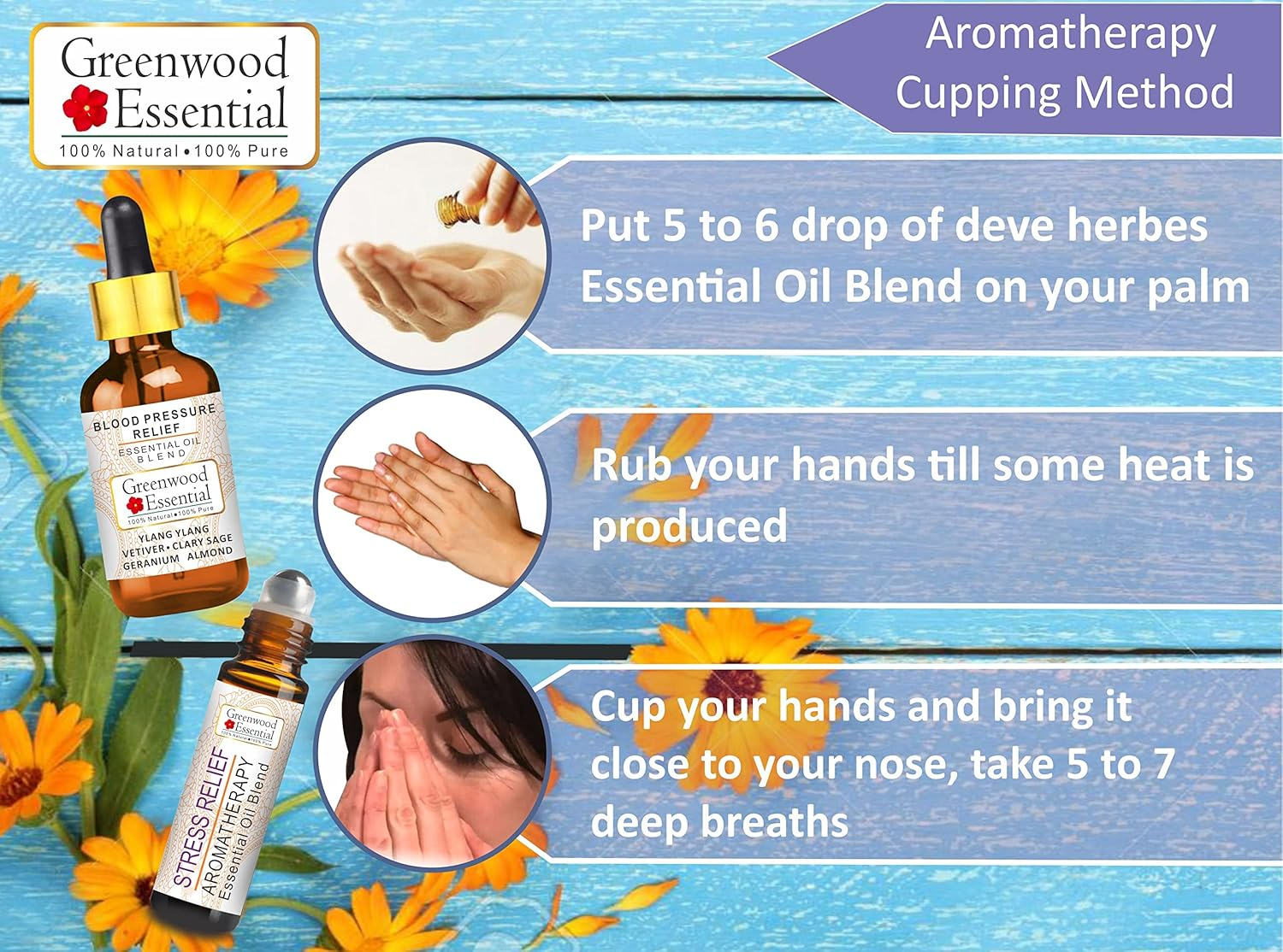 Greenwood Essential ABUNDANCE - Essential Oil Blend for Success & Wealth 10Ml (0.33Oz) & 5Ml (0.16Oz) image number 3
