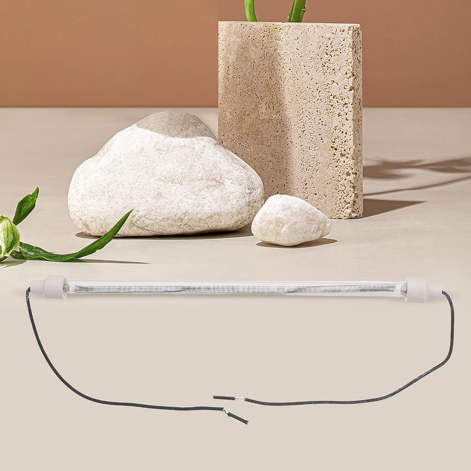 Gatuida 4Pcs Poultry Lamp Tube Heating Element Replacement for Chicken Coop Heater and Oven Accessories Heat-Resistant with Wire Quick Temperature Boost for Home Kitchen and Festival Use