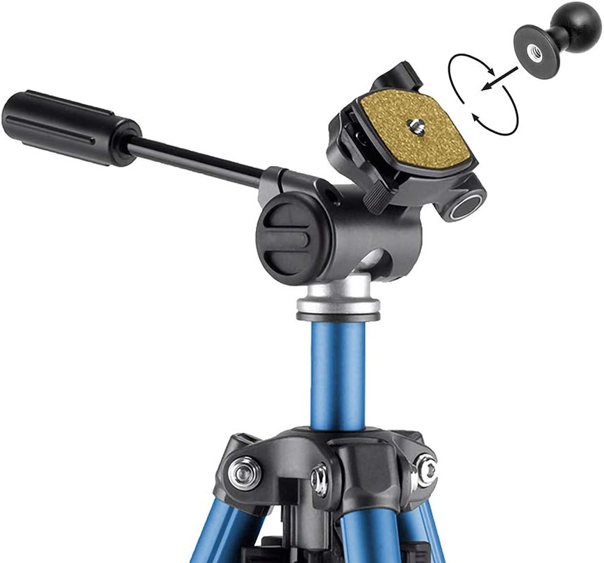 ARKON Mounts Female Camera 1/4"-20 Threaded Pattern to 22Mm Ball Adapter | Designed for Tripods & Shafts | Industrial-Standard Camera Pattern | Reinforced Composite Construction | SP142022MM