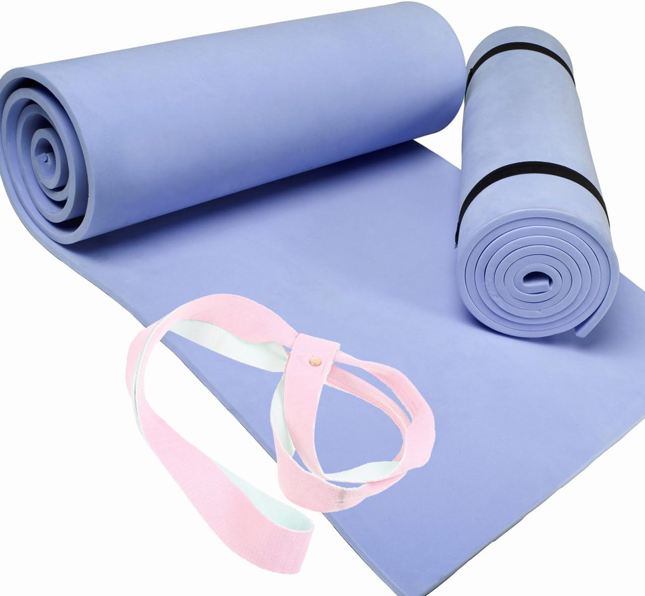 BESPORTBLE Yoga Mat Strap Adjustable Cotton Carrier Sling for Yoga Mat Stretching and Physical Therapy Fitness Accessory Lightweight and Portable image number 5