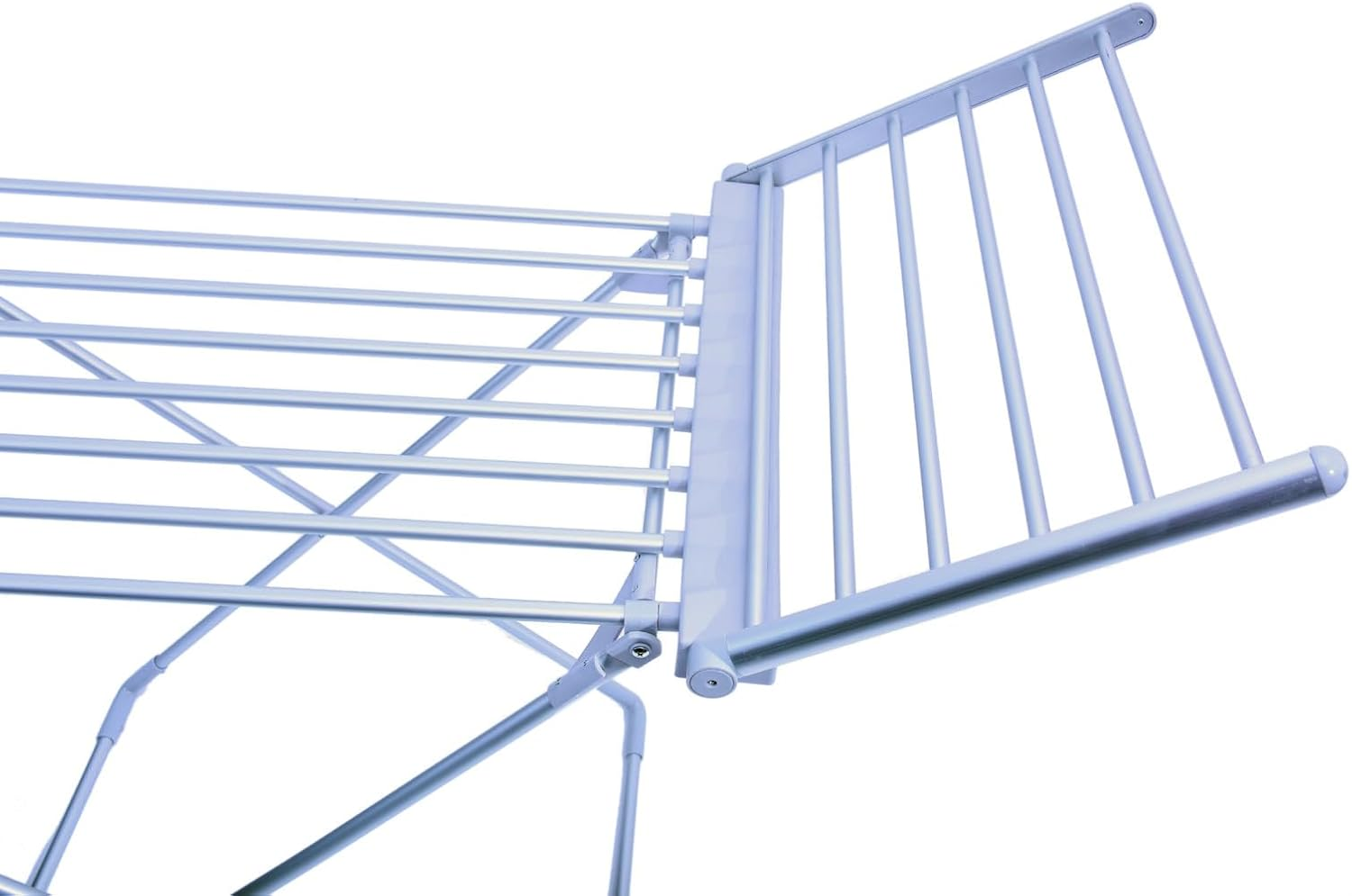 LENOXX Heated Clothes Drying Rack &ndash; Aluminum Construction, 230W Power, 20 Heated Bars, Foldable, Fast Drying, Easy Assembly & Storage, Premium Quality, Convenient Indoor Solution