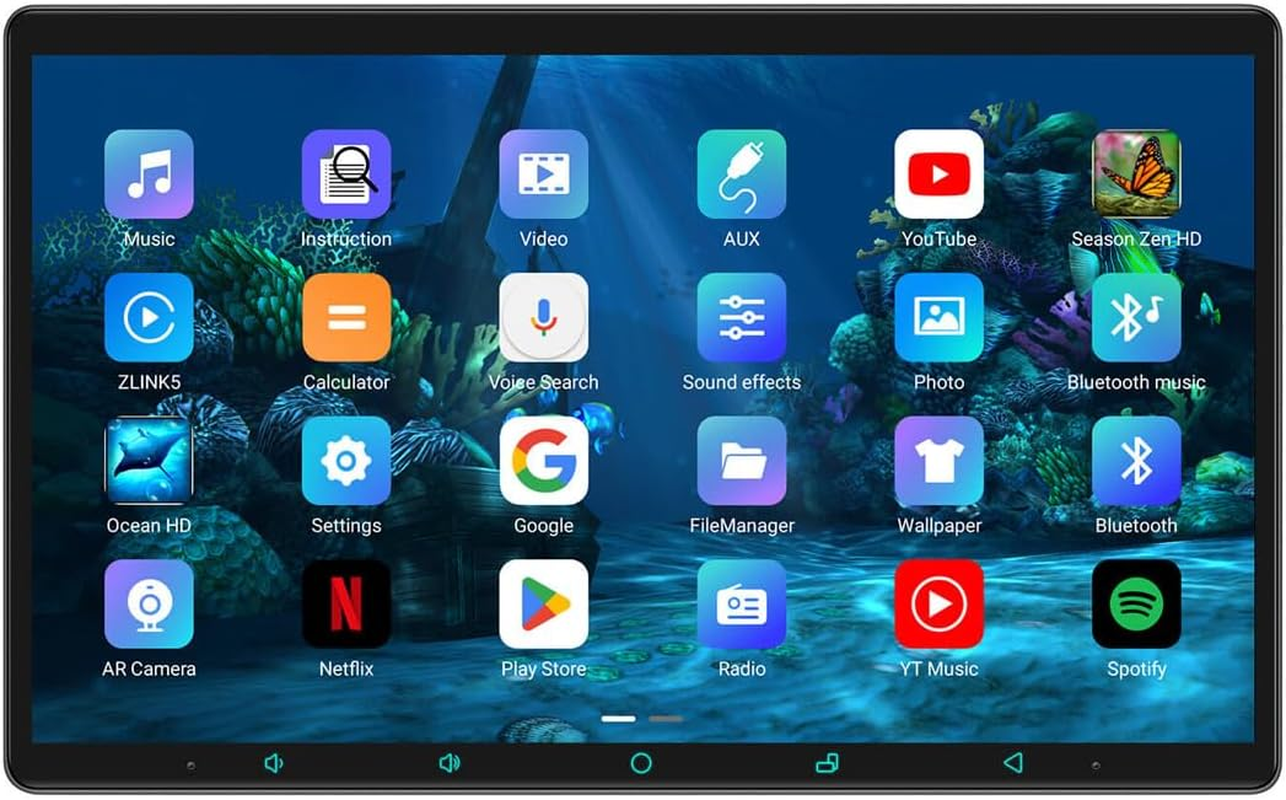 Joying Newest 13.3 Inch Car Radio Wireless Carplay Qualcomm Snapdragon Head Unit Single Din 8GB+128GB Supports Android Auto, Bluetooth, AM/FM, SWC, Coaxial Output, Optical Output(Jy-Uzs13N8) image number 5