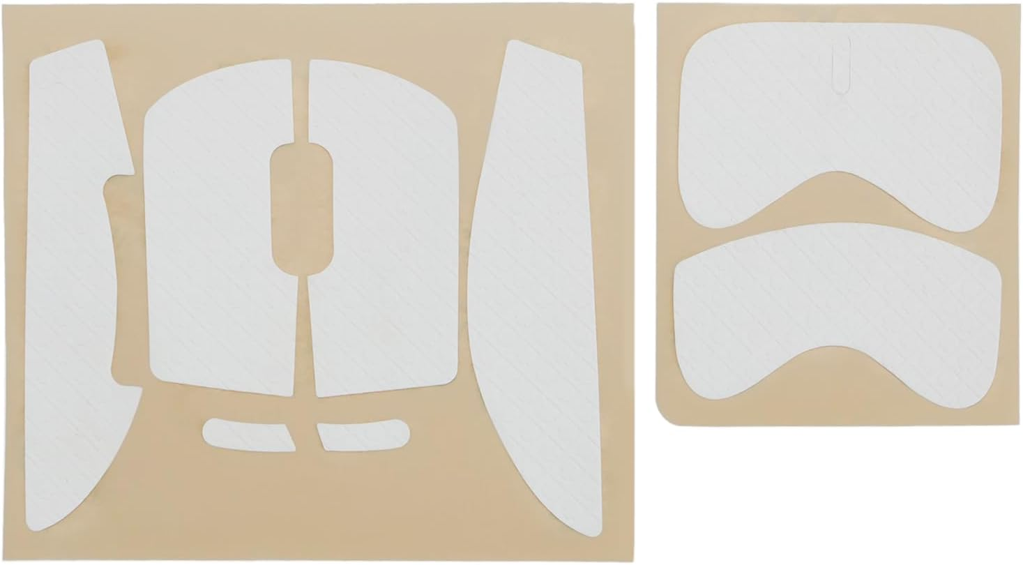 1Set Mouse Anti-Slip Grip Sticker Compatible with Logitech G Pro X Superlight for Gaming(White)