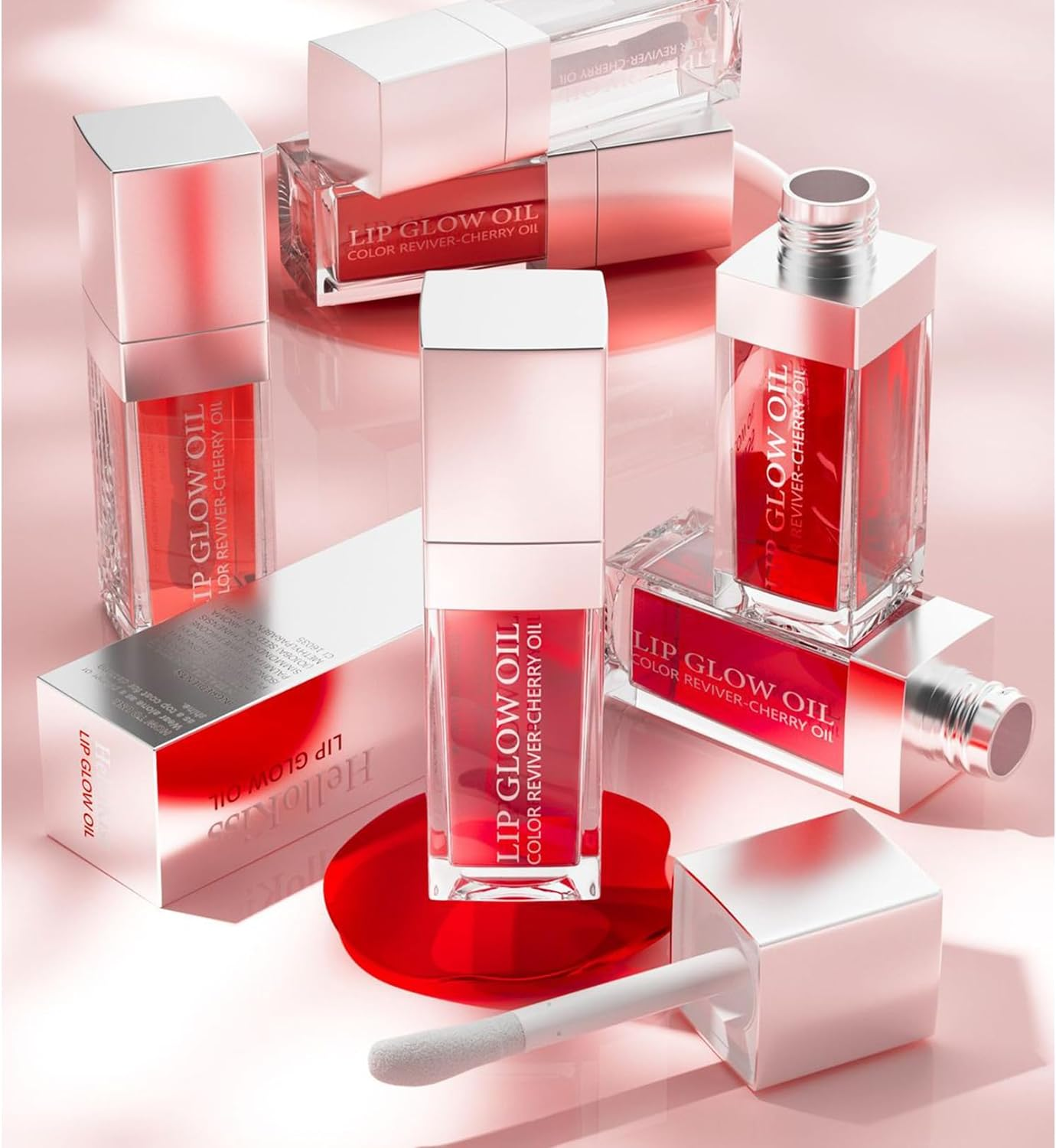 UKKQES Hydrating Lip Glow Oil, Plumping Lip Gloss, No-Sticky Transparent Moisturizing Lip Balm, Natural Lip Plumper Gloss Make Lips Fuller and Moisturizing 06 image number 6