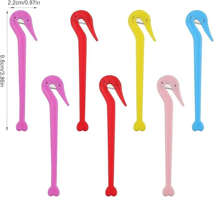 Elastic Hair Band Remover Tool,7Pcs Safe Elastic Tie Cutter Tool,Plastic Hair Band Remover Tool,Cutting Pony Rubber Hair Ties Tool,Hair Tie Cutter Elastic Hair Band Remover Tool Hair Tie Remover Pick image number 4