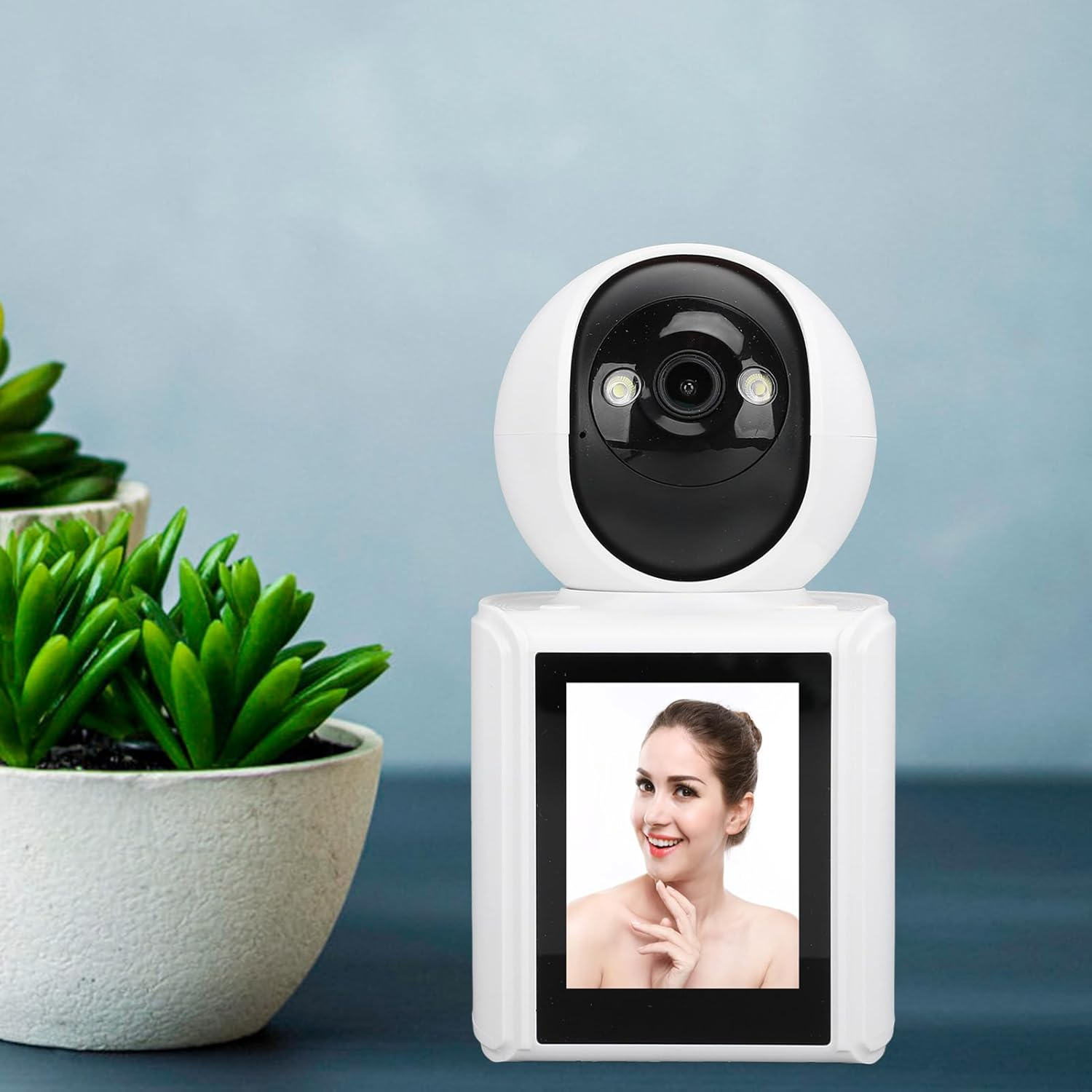 1080P Indoor Security Camera with Two-Way Audio Multi-Mode Surveillance System for Home Monitoring Motion Detection 2.8 Inch HD Screen Nanny Cam for Child Elder Care image number 2