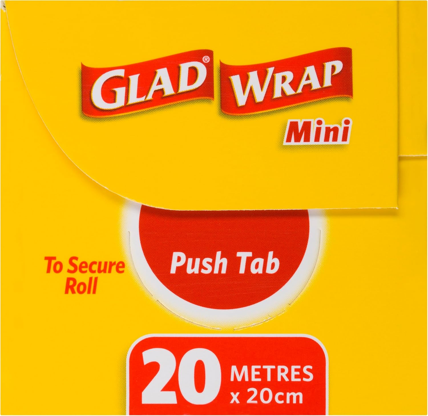 Glad Wrap Mini, 20 Metre Clear Cling Wrap, Bpa-Free, Microwave Ready, 20M X 20Cm, 1 Count image number 4