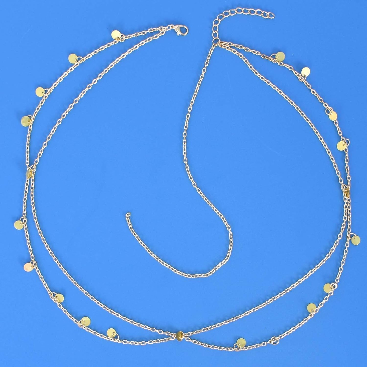 Fashband Boho Head Chain Gold Headpiece Tassel Indian Gold Headband Fashion Hair Accessories Festival Bohemia Vintage Jewelry Forehead Headbands for Women and Girls Wedding Prom image number 4