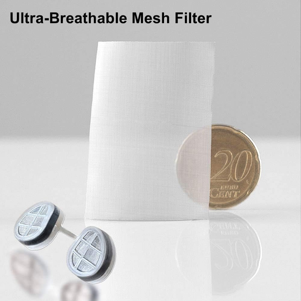 Replacement Filters of Woodyknows Ultra-Breathable Nasal Filters (Replacement Filter-Round 24 Pairs, Small) image number 3