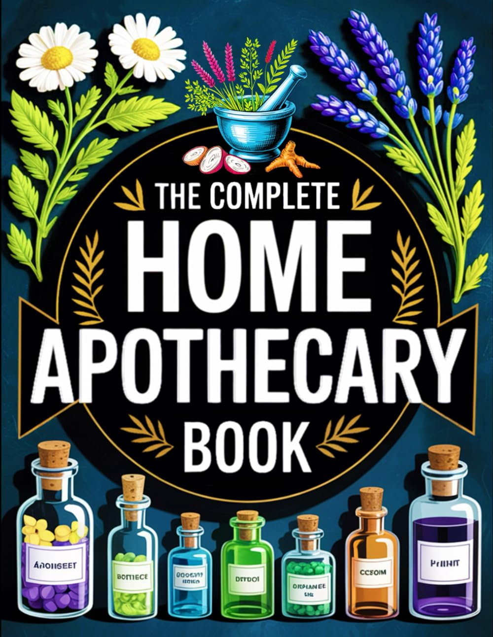 The Complete Home Apothecary Book: 1200 Proven Herbal Remedies for Body and Mind | Heal Pain, Boost Immunity, Improve Sleep & Support Everyday Wellness Naturally image number 1