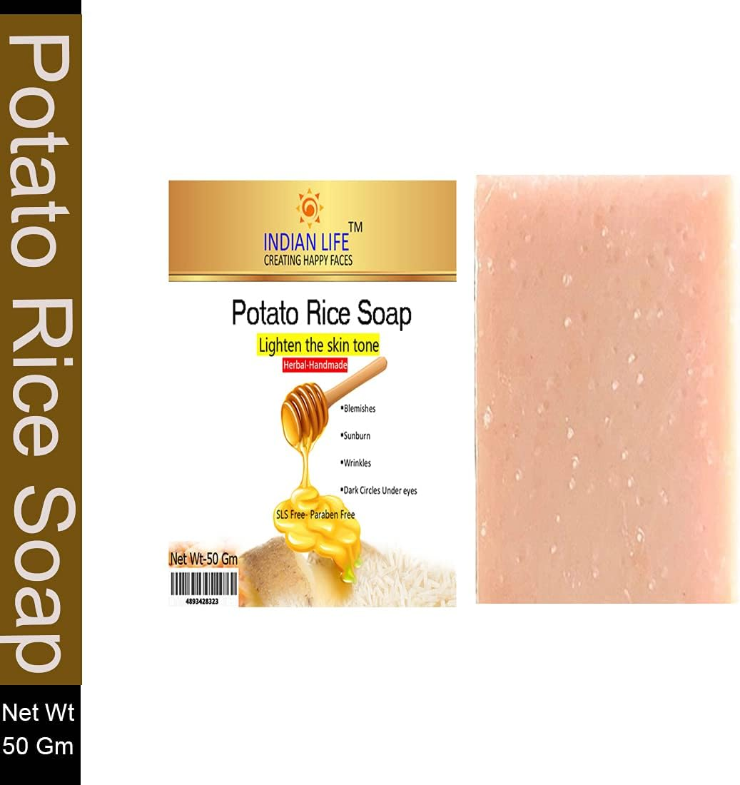 Best Handmade Soap for Bridal Grooming Aloe Vera- Cinnamon-Banana-Kumkumadi- Potato Rice Paraben Free|Sls Free| Mineral Oil Free(Pack of 5) 50 Gm Each