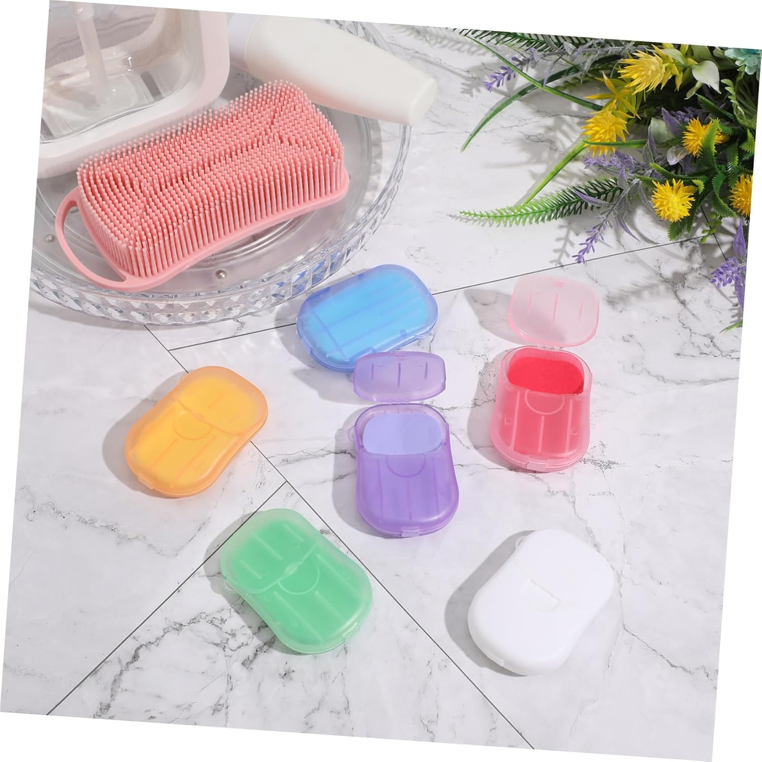 JOINPAYA 120Sheets Camping Supply of Portable Soap Travel Minis for Hotel Public Toilets image number 1