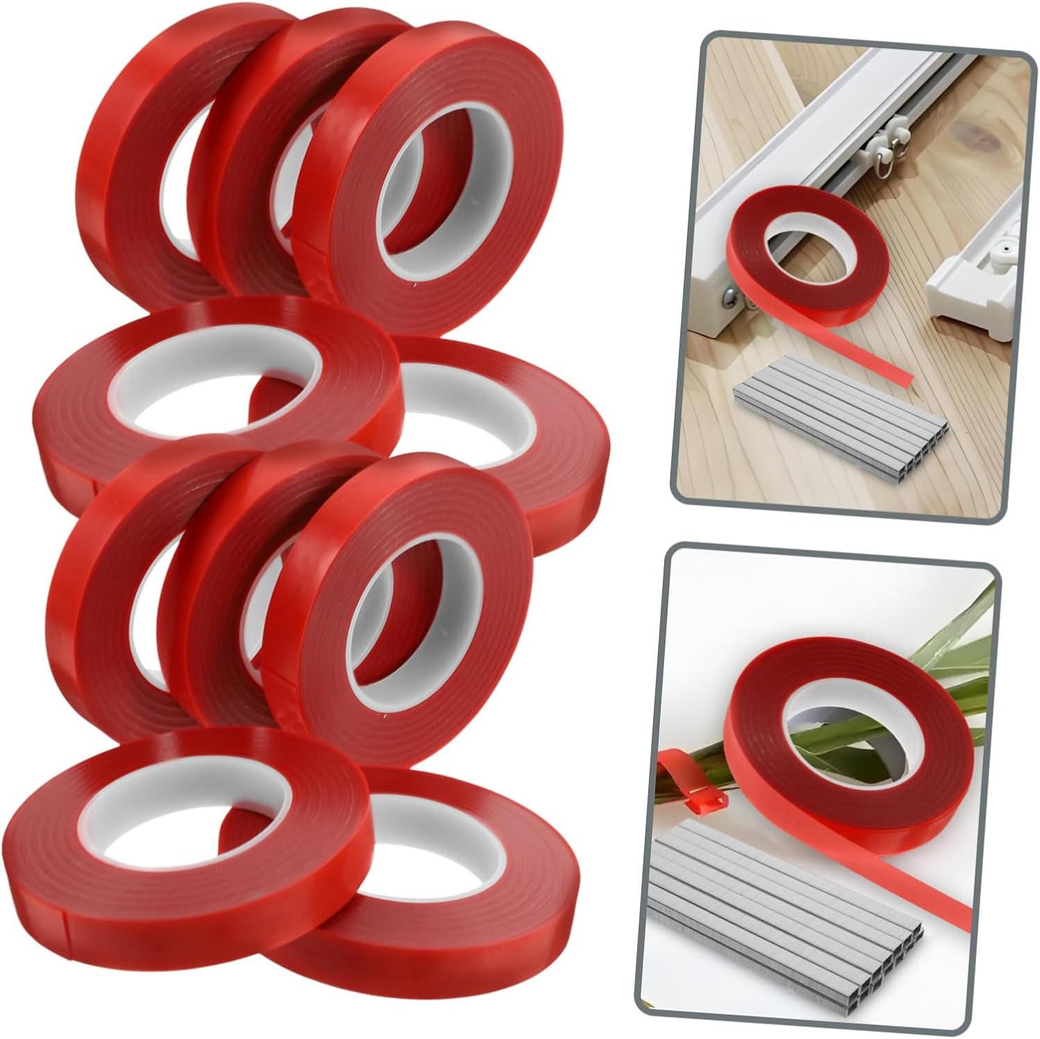 MOTHNUR 10Rolls Climbing Plant Ties Gardening Ties Plant Tying Machine Garden Staple Tool for Garden Trellis Pruning