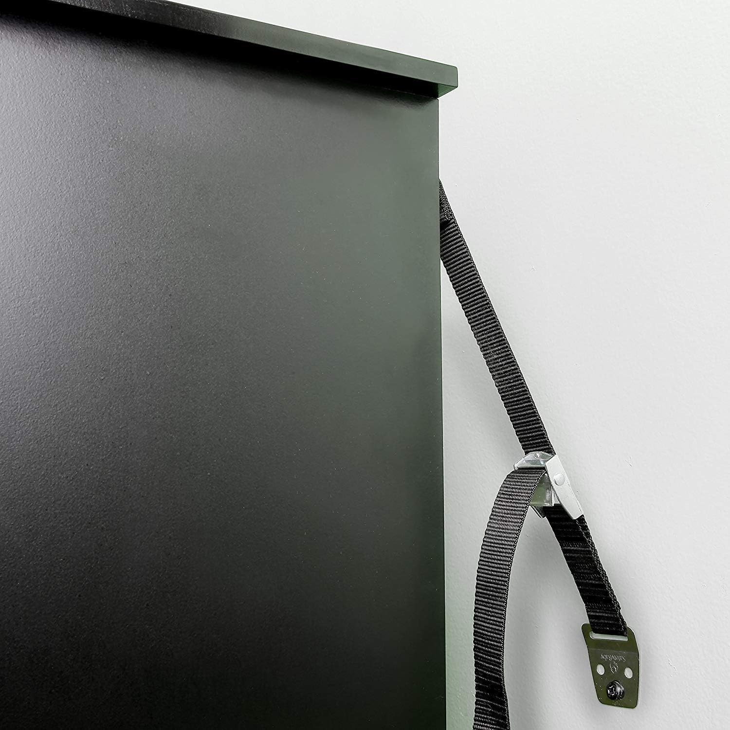 2 Pack TV and Furniture anti Tip Straps, Adjustable Metal Heavy Duty TV Safety Straps for Baby Proofing TV Screen Dresser Bookcase Cabinets image number 3