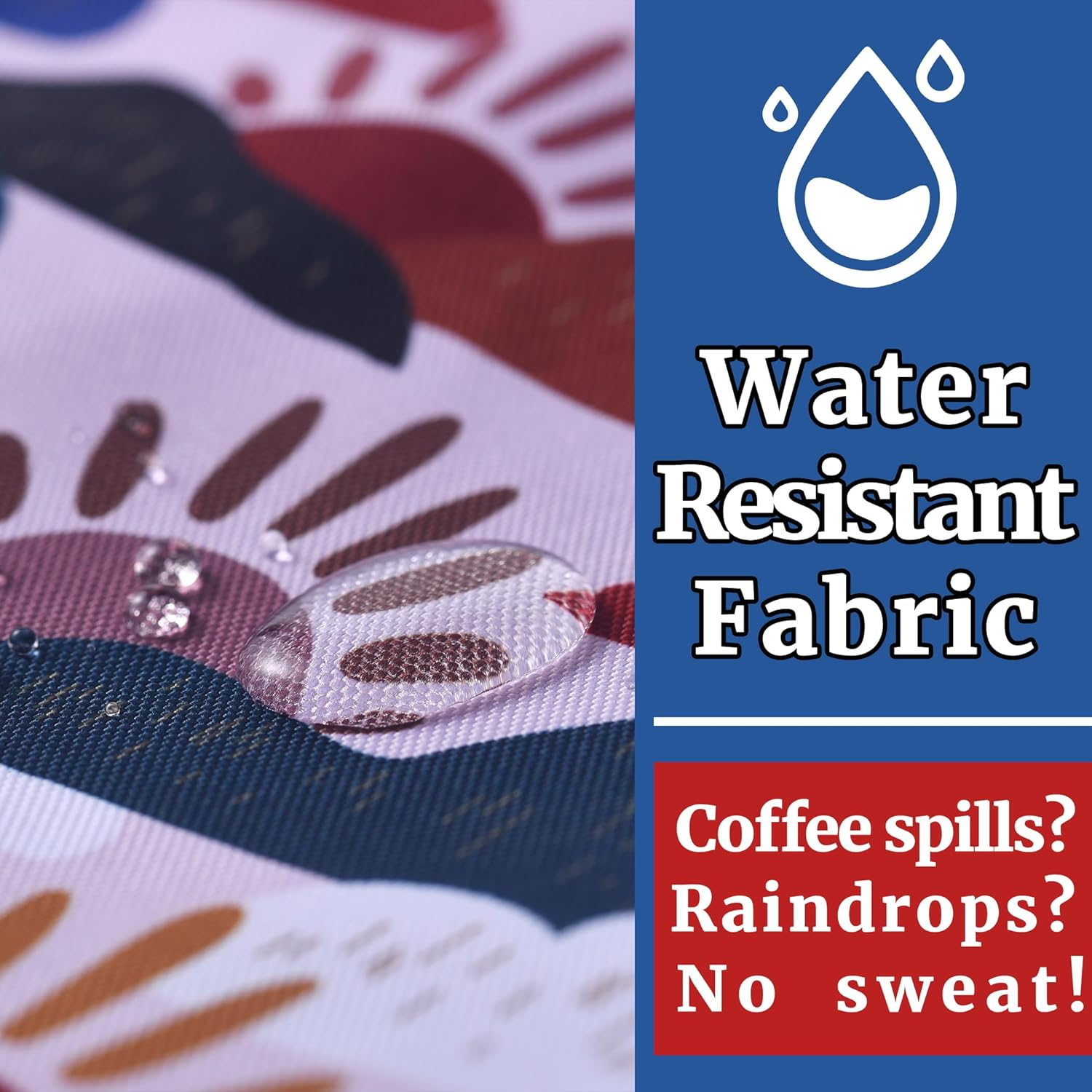 Whimsical Clouds Book Sleeve, Book Covers for Paperbacks, Washable Fabric, Book Sleeves with Zipper, Medium 11 X 8.5 Inch image number 2