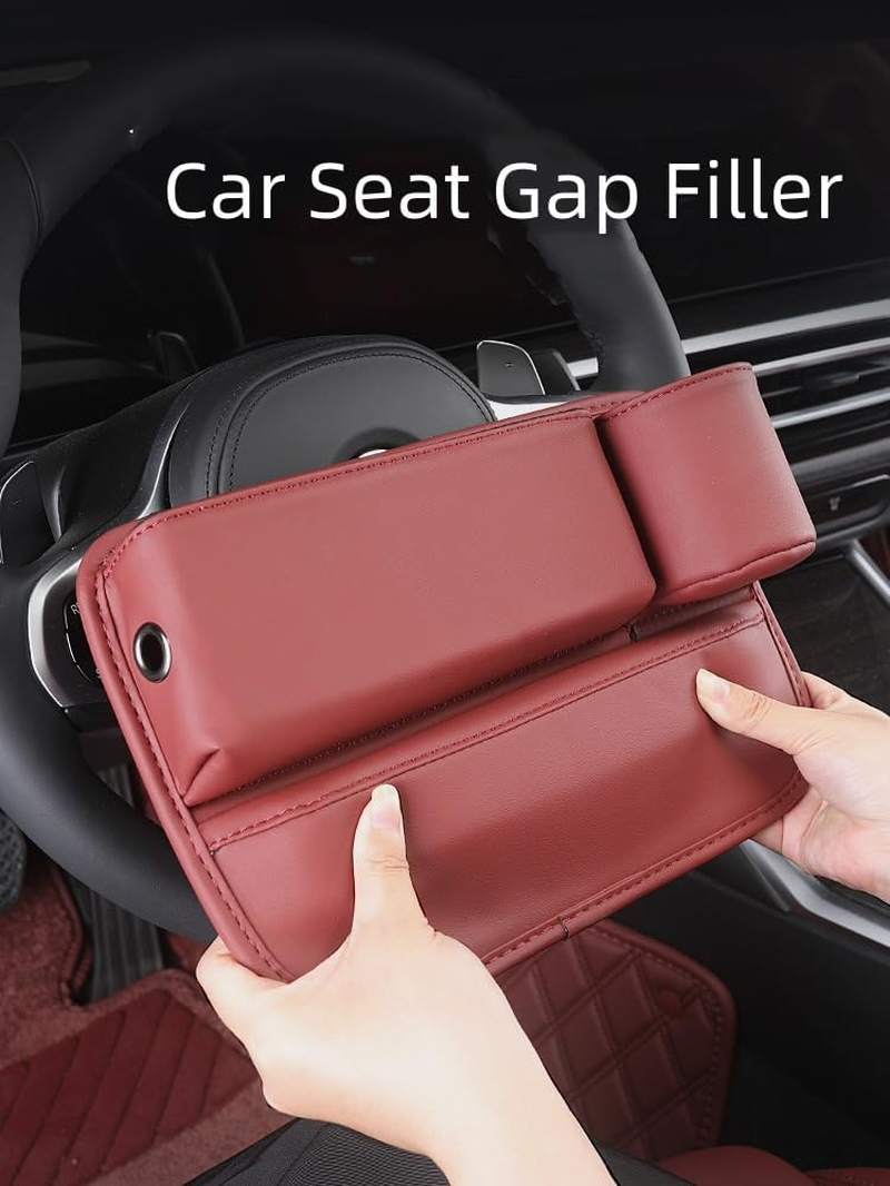 Car Seat Gap Filler,Car Seat Storage Box,Car Seat Gap Bag (Red Right 1) image number 1