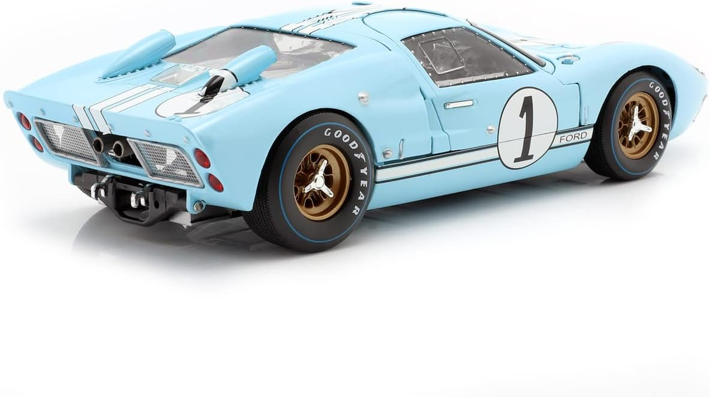 1966 Ford GT-40 MK 2 Blue 1 1/18 by Shelby Collectibles SC411