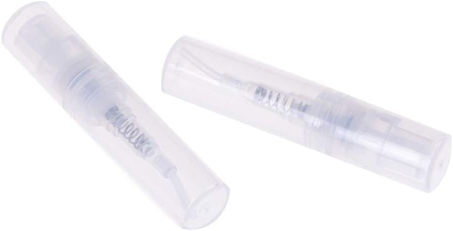 Anlayliay Transparent 2 ML Plastic Bottle Perfume Empty Sample Bottle Suitable for 60Pcs image number 4