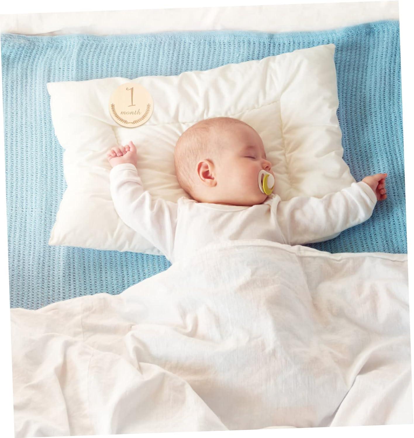 12Pcs Milestone Wooden Cards Set for Newborn Photography Friendly Monthly Souvenir Props Durable Creative Keepsake Accessories for Photo Sessions image number 5