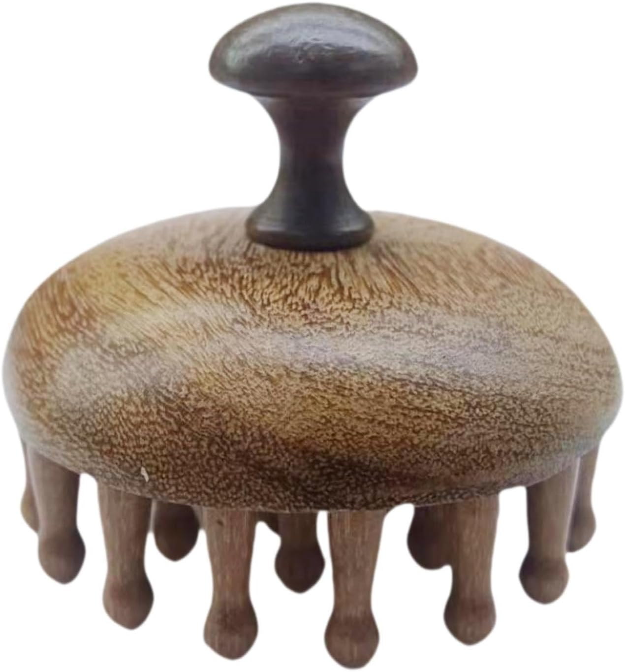 Perfeclan Wooden Scalp Massage Comb,Head Wooden Brush,Guasha Tool Comb,Wide Tooth round Head Massage,Gua Sha Brush for Adults Women Men image number 5