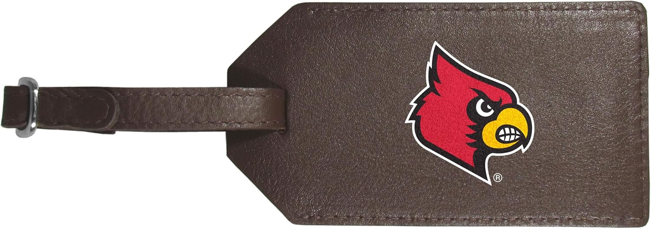 Siskiyou Louisville Cardinals Leather Luggage Strap, One Size, Team Colors image number 2