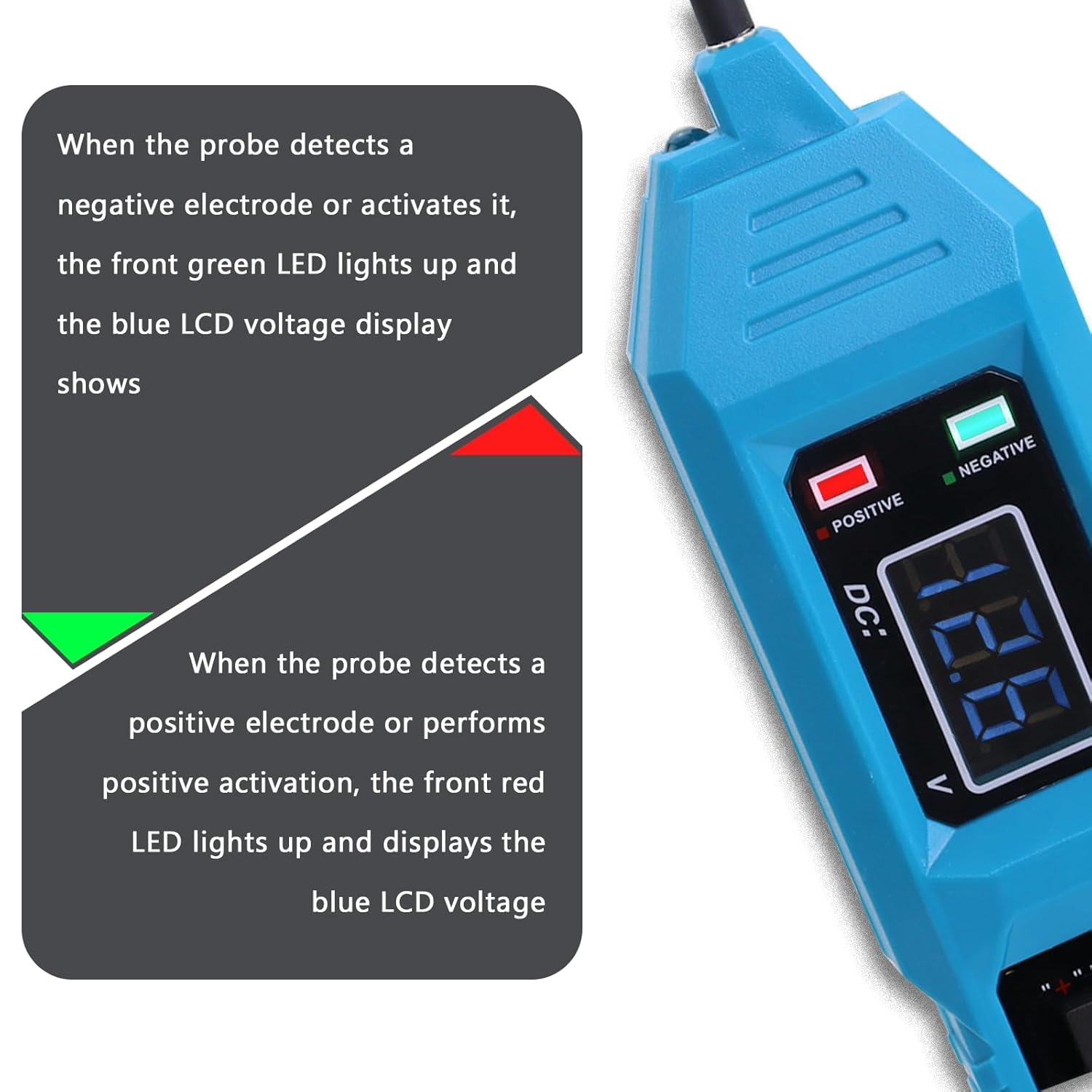 Multifunctional Car Circuit Tester Component Activation Electrical Tester 3.5-36V AC/DC Car Power Tester Digital Display Short Circuit Finder for Continuity Testing Trailer Lights Testing