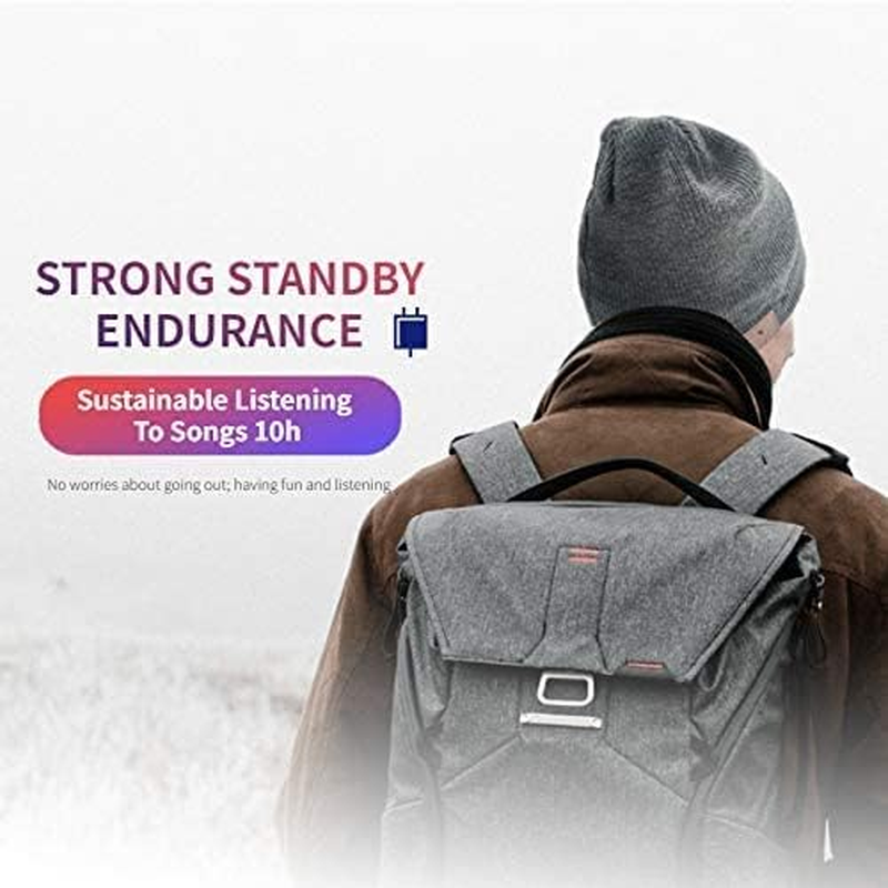 ZRUHIG Bluetooth Beanie M&uuml;tze Mit Kopfh&ouml;rern Bluetooth Musik Hut Wireless M&uuml;tze Ausgestattet Mit Bluetooth 5.0 Superior F&uuml;r Herren&Frauen Sport, Weihnachten&Geburtstags Geschenk&hellip; image number 4