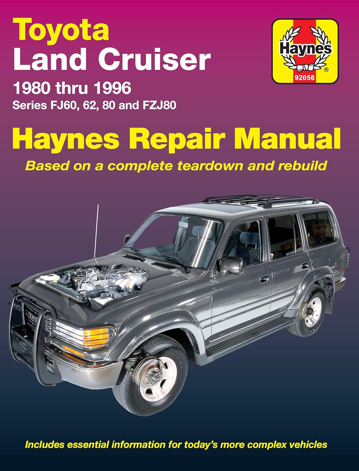 Toyota Land Cruiser Series Fj60, Fj62, Fj80 & Fzj80 1980-96: 1980 to 1996