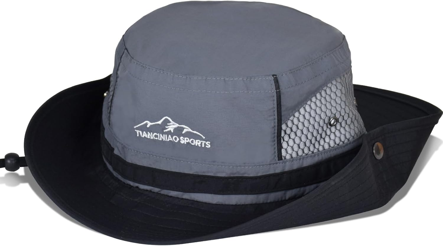 KXF Outdoor Adjustable Sun Bucket Fishing Hat Breathable Wide Brim UPF 50+ Hiking Safari Hat for Men Women