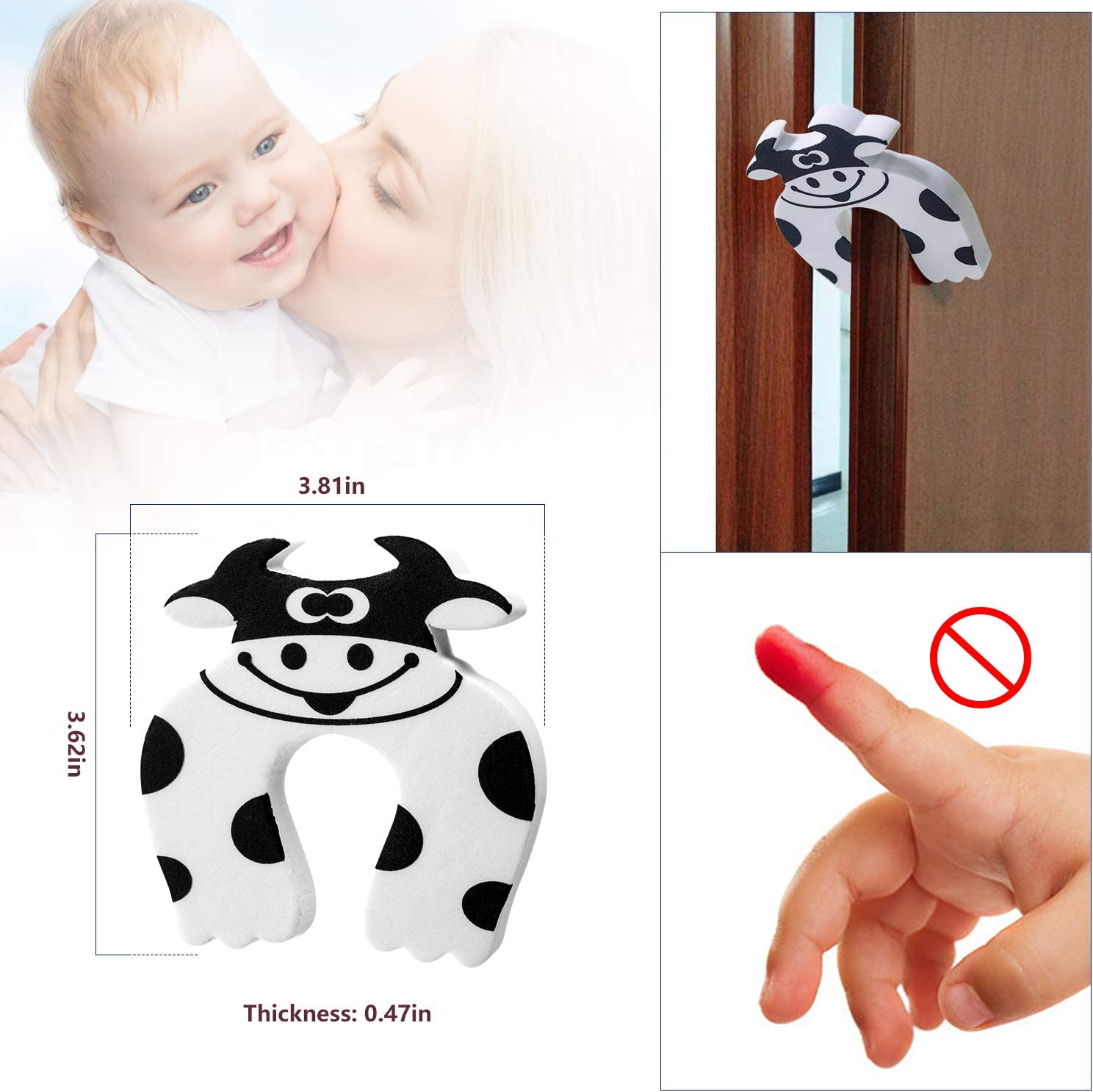 Baby Proofing Edge & Corner Guards,22.3 Ft-(19.68Ft Edge + 8 Corners) Furniture Bumper Cushion Table Edge Corner Protector Non Toxic and Safe for Fireplace, Stair, Cabinet, Countertop, White image number 3