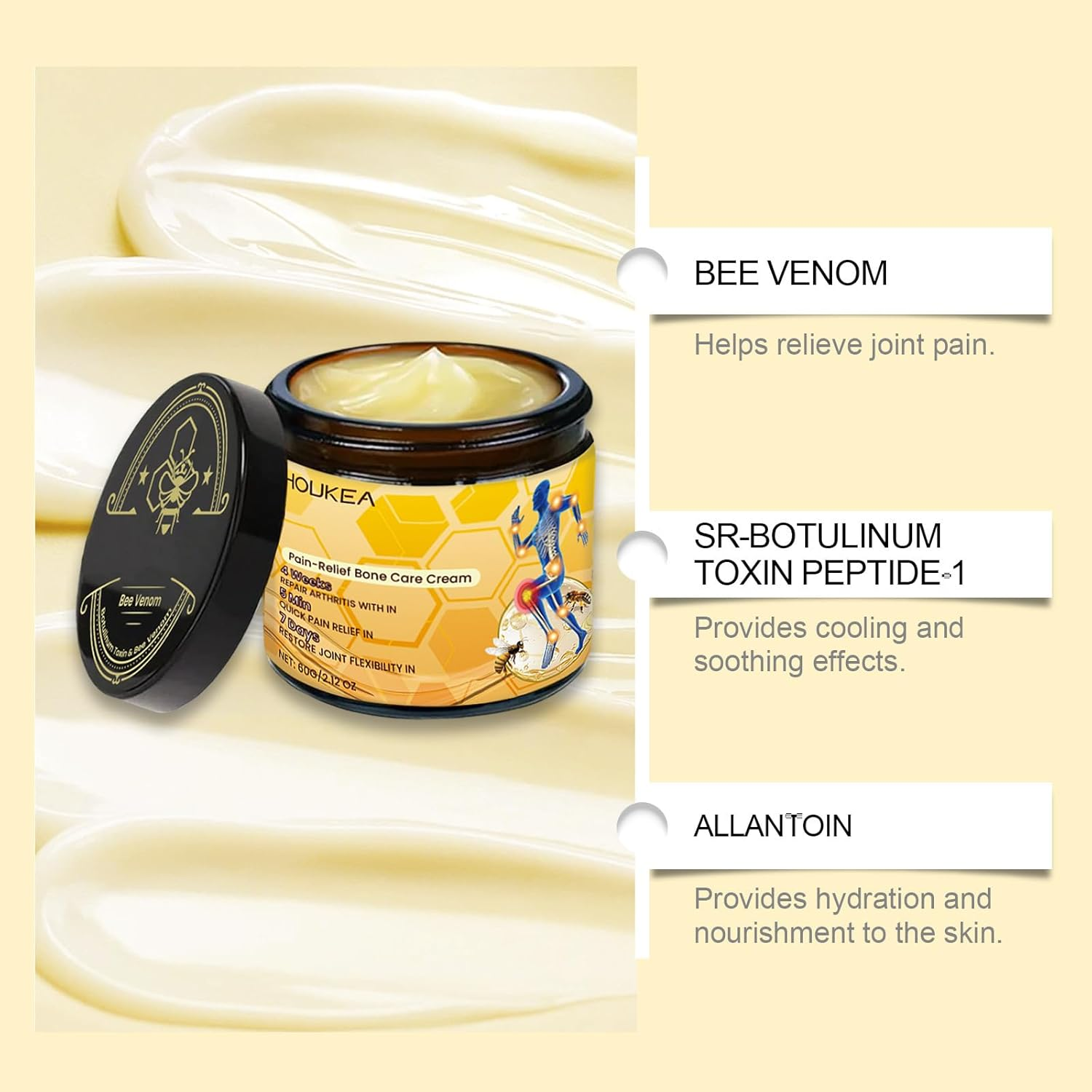 Botulinum Toxin & Bee Venom Cream Australia (120G（Pack of 2)) image number 5