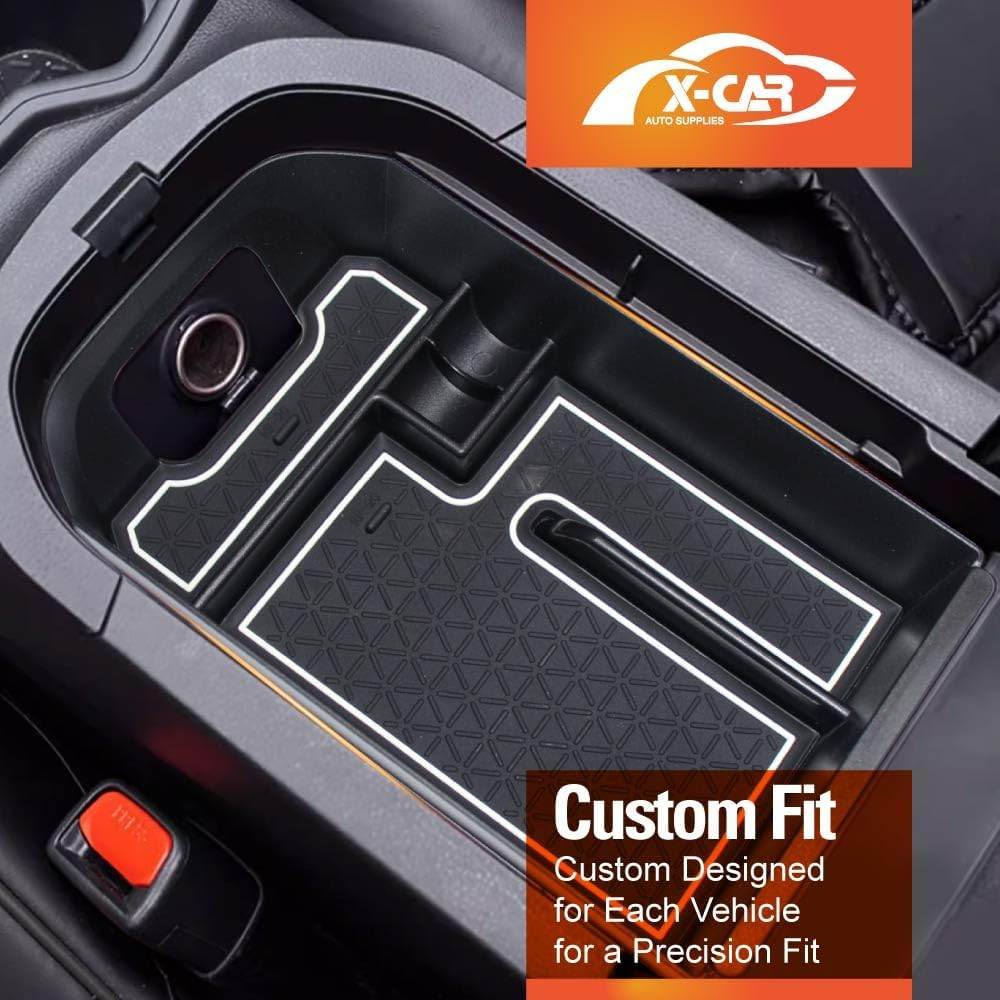 X-CAR Centre Console Armrest Organizers Set for Toyota RAV4 2019-2024 Storage Box Tray Accessories image number 4