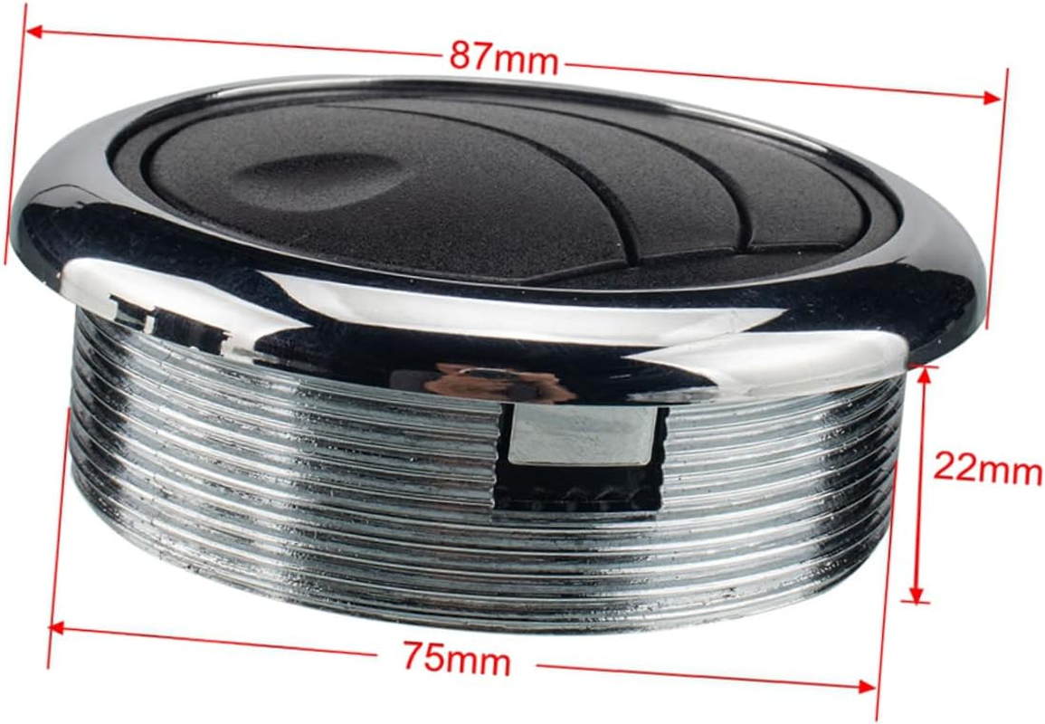 SOLUSTRE 4Pcs Diy Replacement Rv Bus Electric Car Vent Cover Portable Ac Vent Material Air Conditioning Outlet image number 2