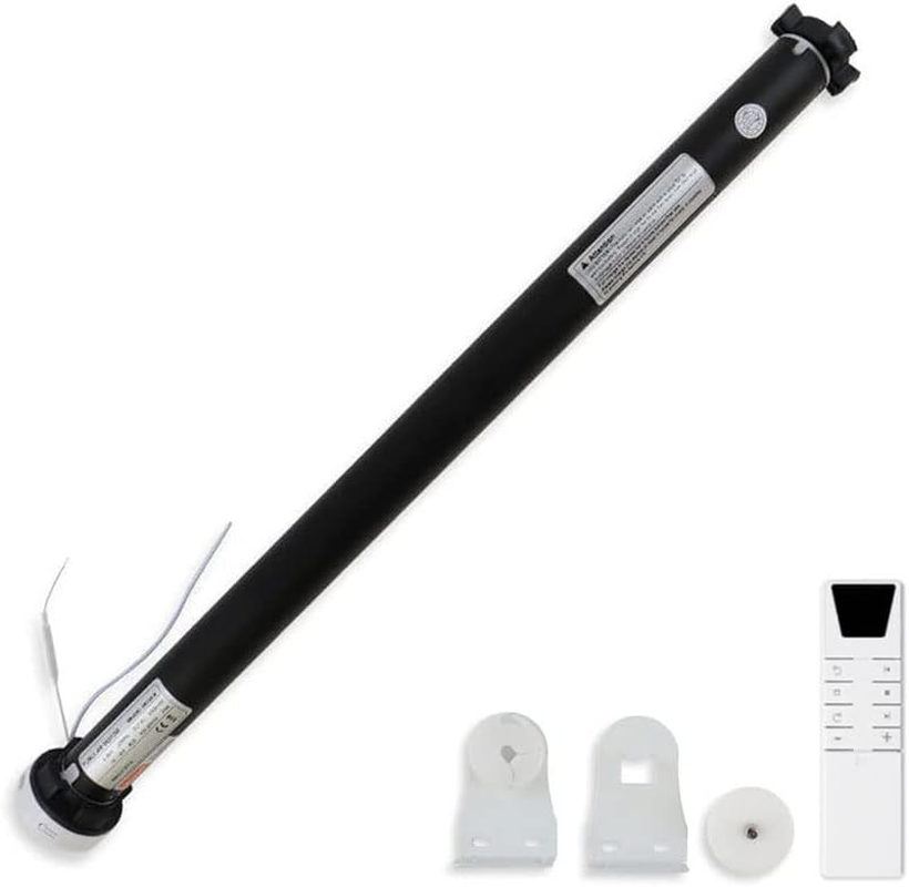 Blindsmart Rechargeable Tuya Zigbee Roller Blinds Motor for 38Mm Tube, Motorized Window Shades Automatic Blinds Curtain Opener APP Control, Zigbee Hub Required (Only Motor)