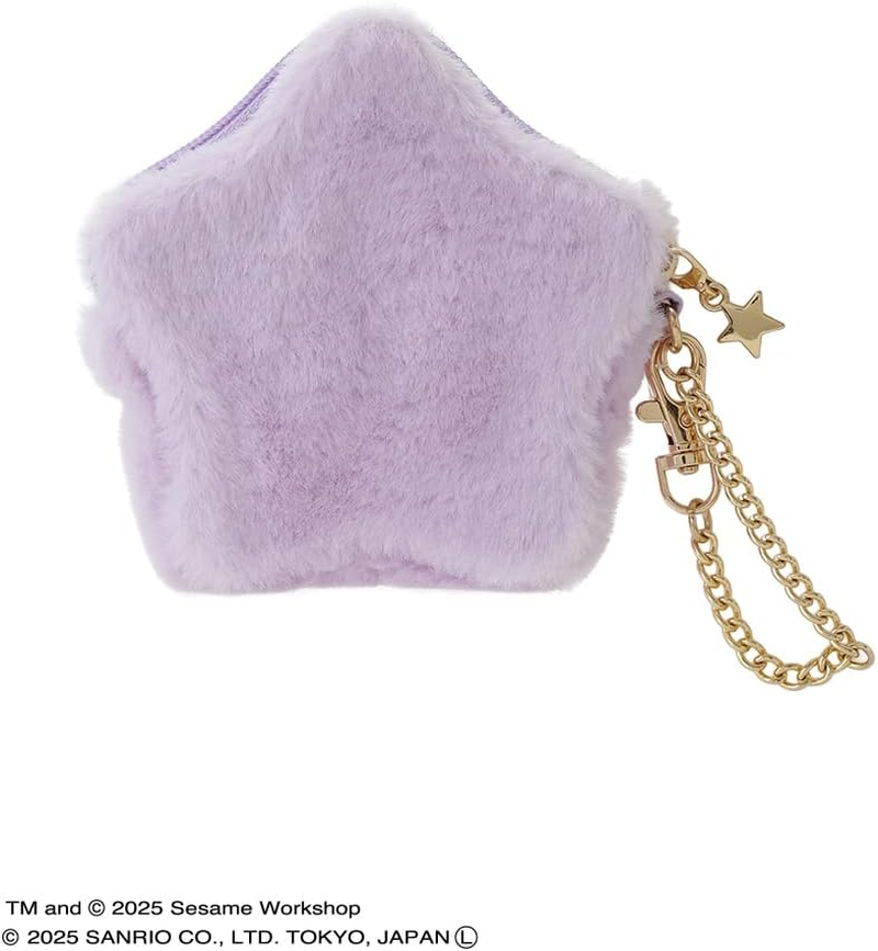 Abby X Little Twin Stars: Star-Shaped Fur Pouch - Purple (Lav) image number 2