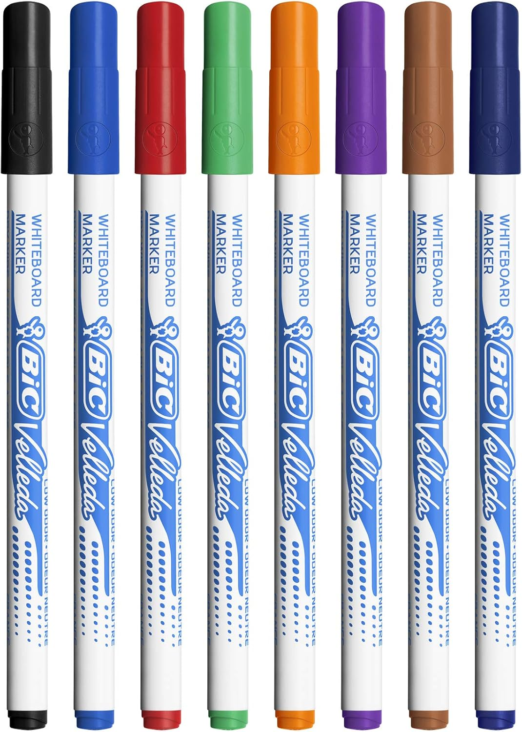 BIC Velleda 1721 Whiteboard Marker Fine Bullet Tip - Assorted Colours, Bulk Classpack of 72 Whiteboard Markers, School & Office Supplies image number 2