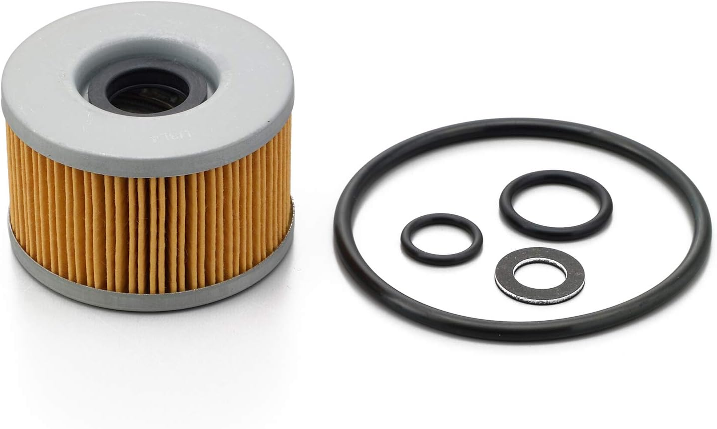 Daytona 17902 Motorcycle Oil Filter, O-Ring, Drain Washer, VTR250, Etc., Oil Change Perfect Set, No: S-10