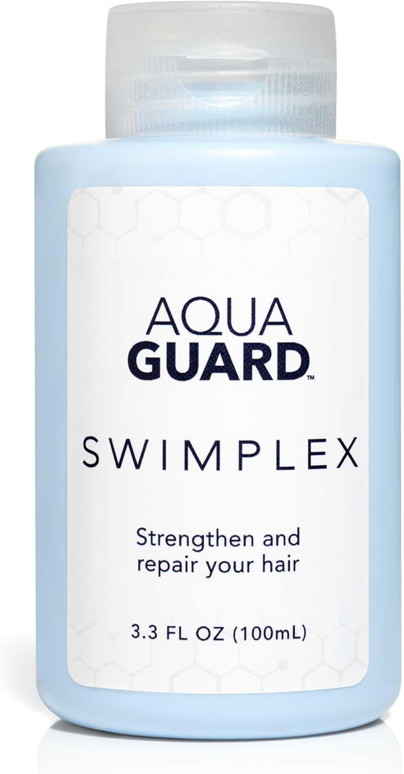 AQUA GUARD Swimplex | No More Dry, Brittle Strands | Reverses Damage Caused by Chemicals and Minerals in Water | Made in California | Paraben, Phthalate, and Gluten-Free | 3.0 Oz (1 Pack) image number 4