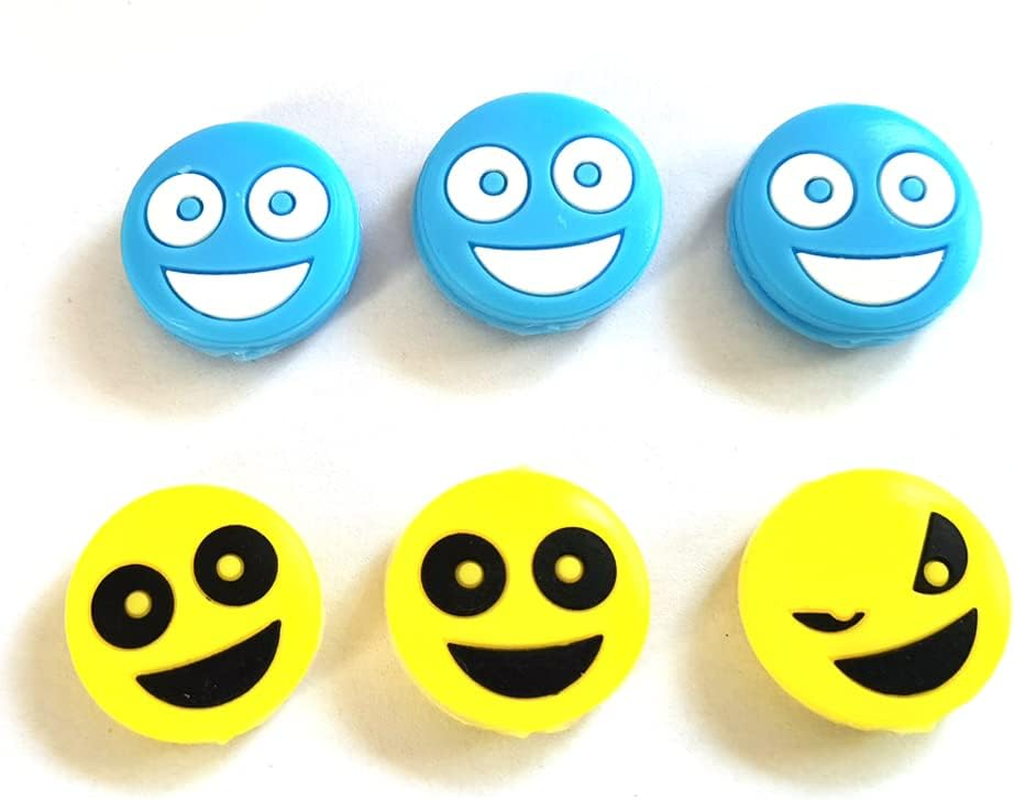 Gloperti Tennis Vibration Dampener-Set of 12-Shock Absorber for Tennis Strings,Premium-Durable & Long-Lasting Different Design on Both Sides image number 5