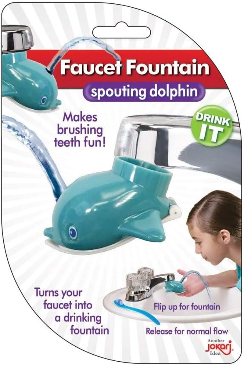 Jokari Dolphin Faucet Fountain - Blue/White image number 1