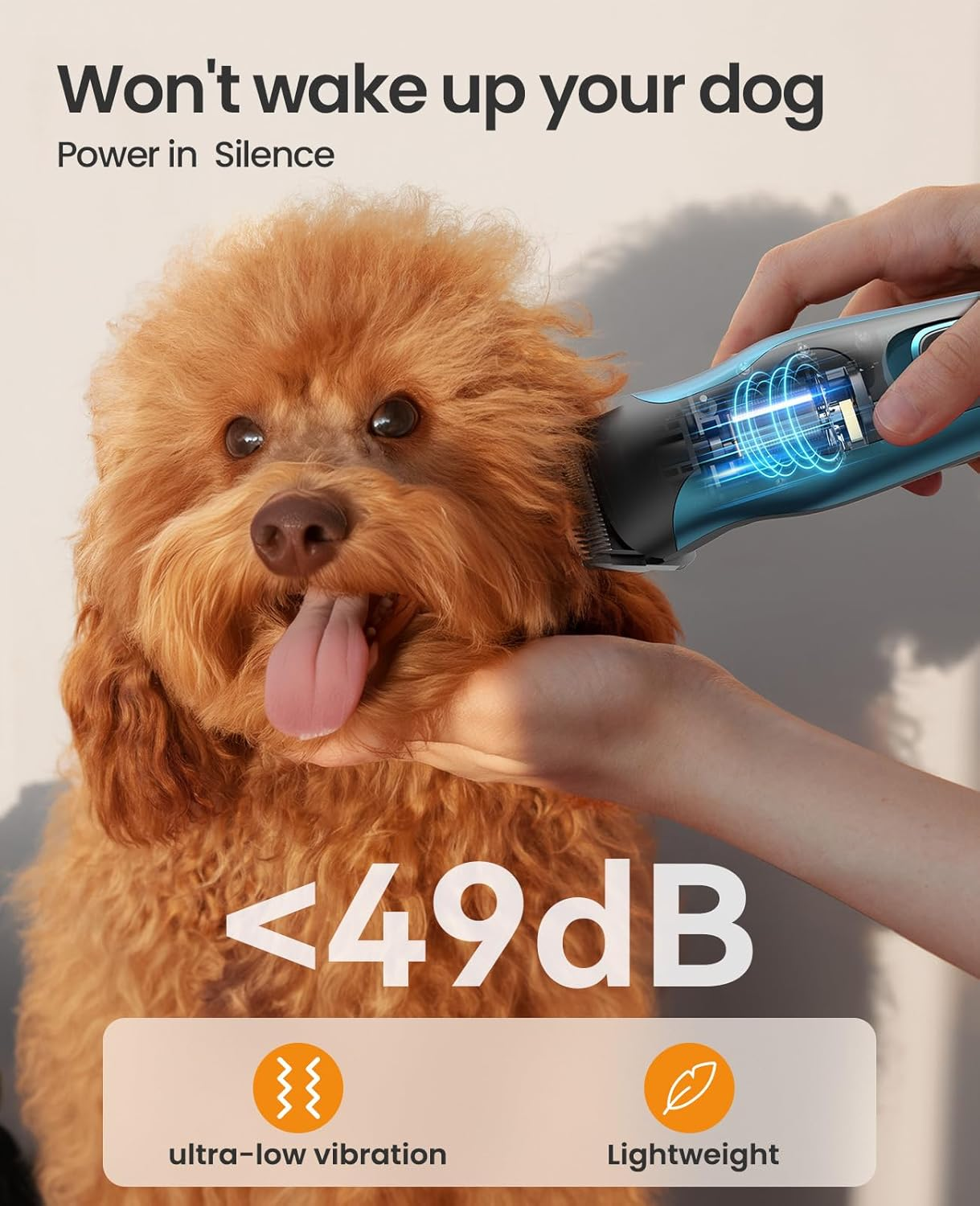 Oneisall Quiet Dog Clipper & Paw Trimmer 2 in 1 Set, Professional Clippers for Dog/Cat for Long Hair Matted Fur, Powerful Pet Hair Trimmer for Many Pets image number 1