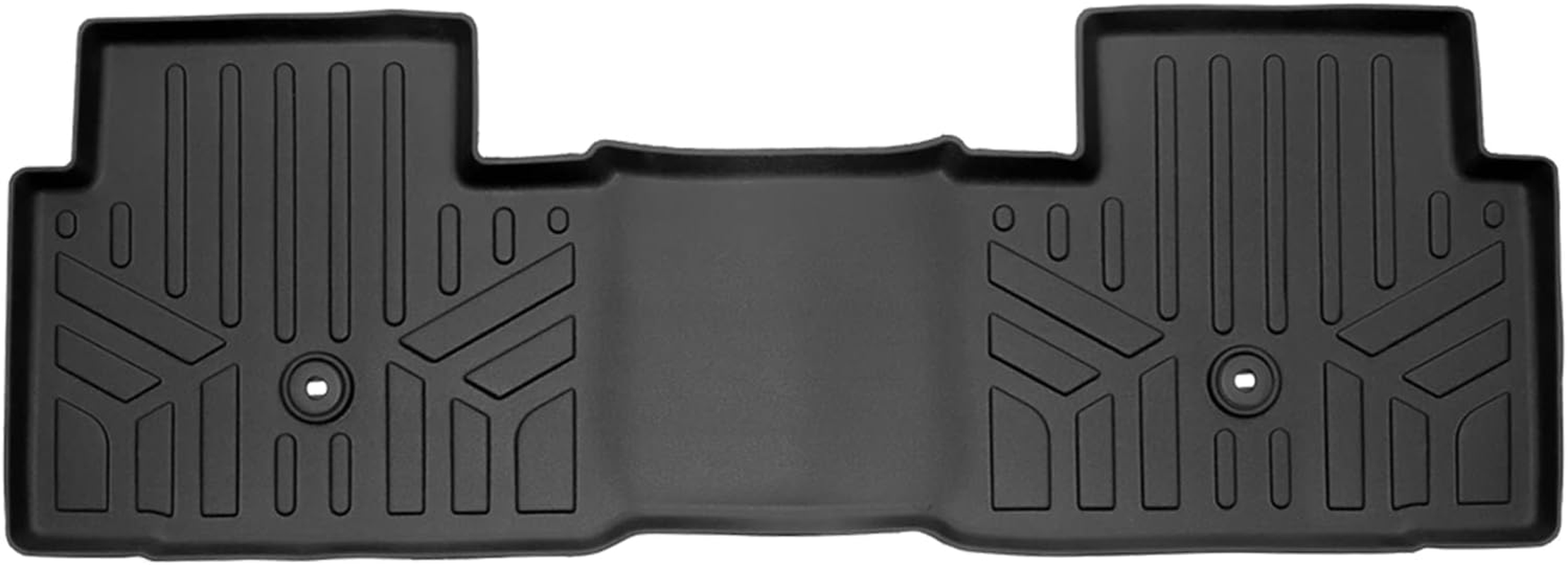 SMARTLINER Custom Fit 2Nd Row Floor Liners Compatible with 2019-2023 Chevrolet Silverado 1500 & 2020-2023 Silverado 2500/3500 Double Cab (With 2Nd Row under Seat Storage) image number 4