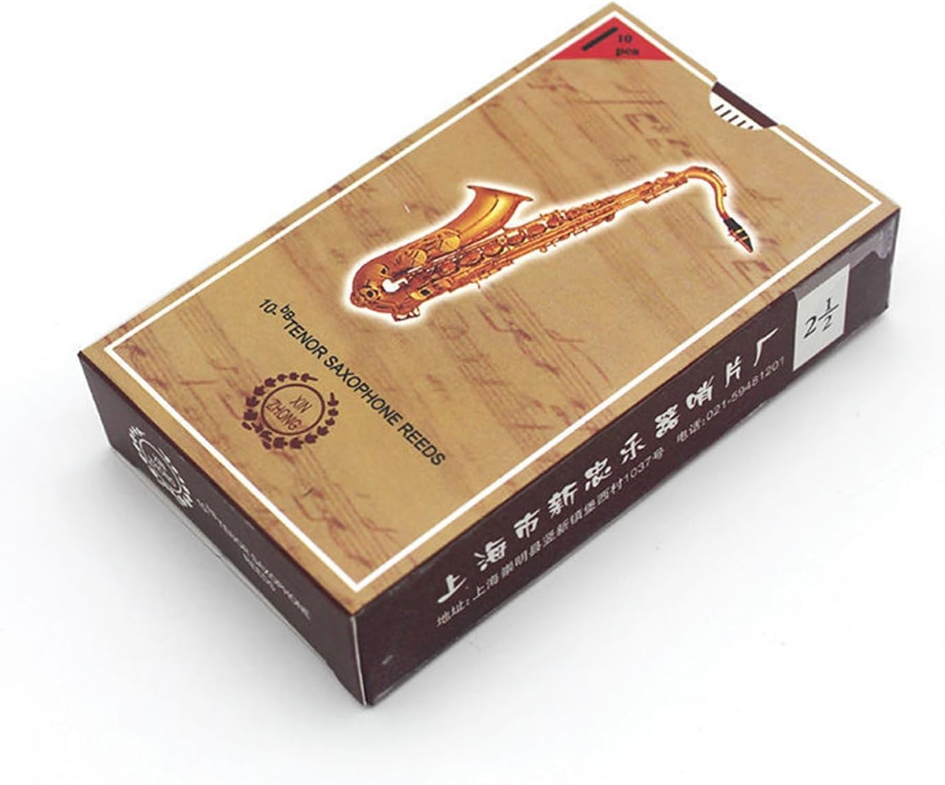 10Pcs Saxophone Reeds Strength 2.5 for Tenor Saxophone Reeds Professional Beginner Sax Accessories Tenor Saxophone Reed image number 3