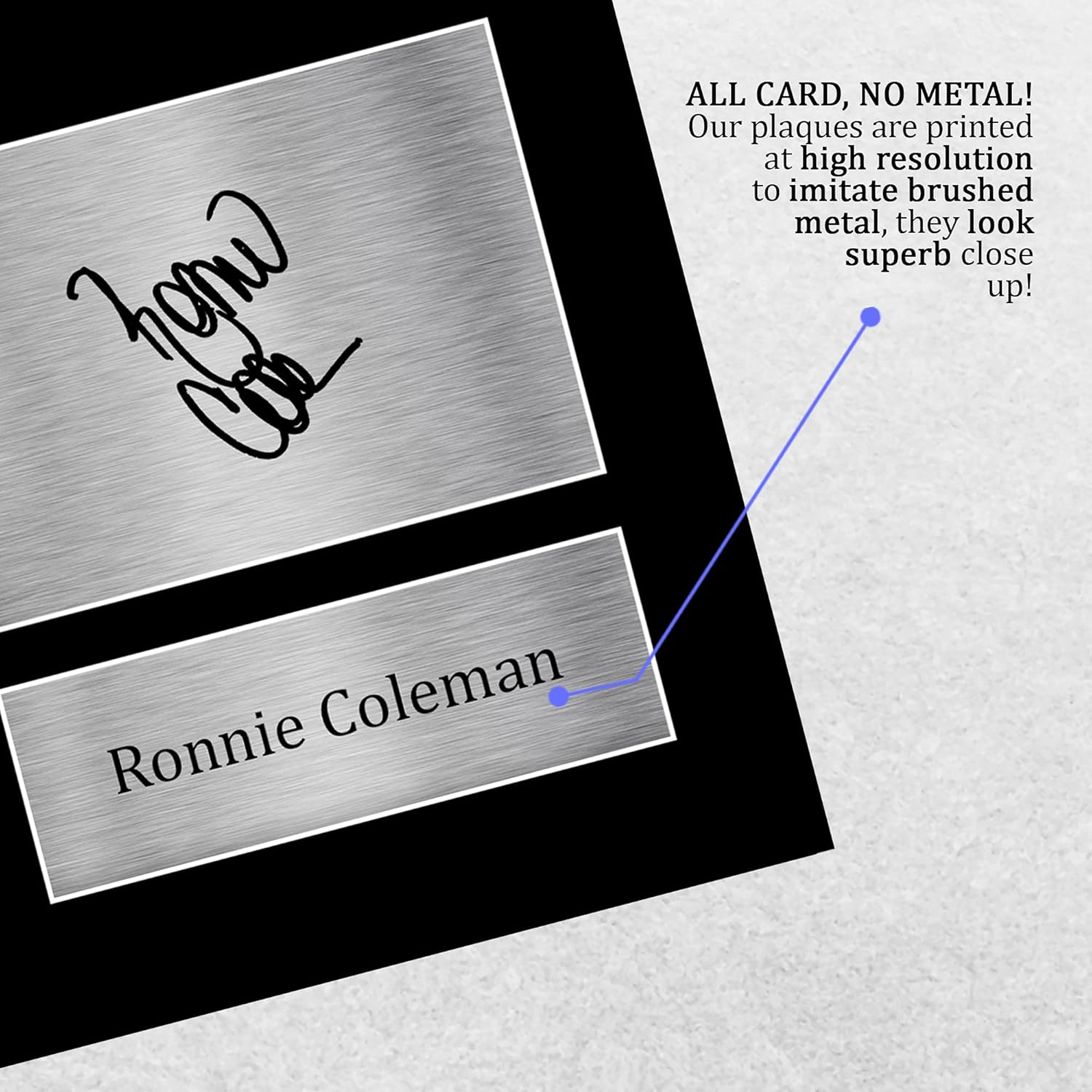 HWC Trading A4 Ronnie Coleman Mr Olympia Gifts Printed Signed Autograph Picture for Body Building Memorabilia Fans - A4 image number 5