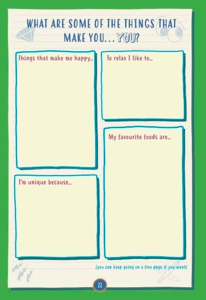 HAPPY CONFIDENT ME Super Journal - 10 Weeks of Themed Journaling to Develop Essential Life Skills, Including Growth Mindset, Resilience, Managing Feelings, Positive Thinking, Mindfulness and Kindness