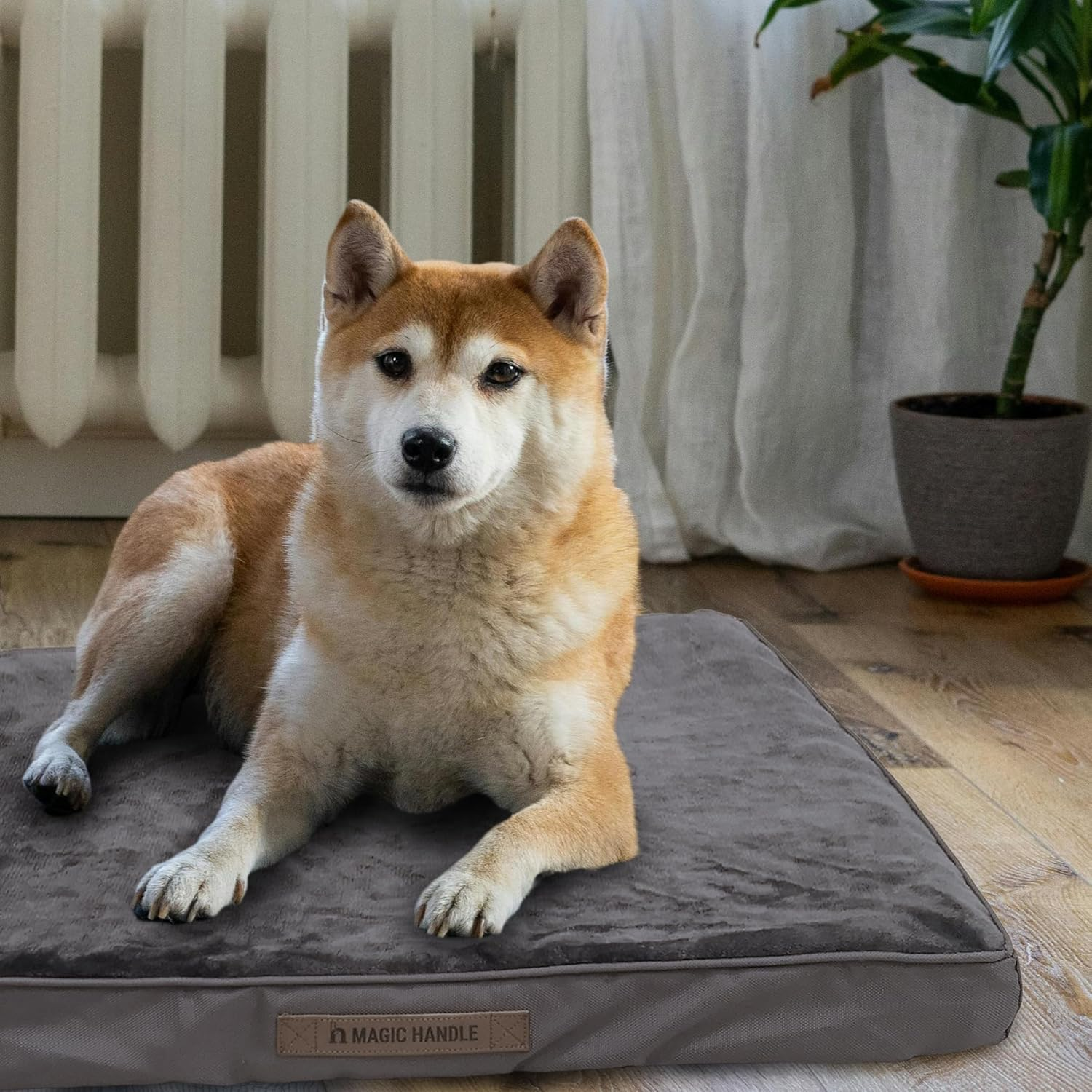 Fond + Found Orthopedic Memory Foam Dog Beds for Large Dogs, Waterproof Washable Large Dog Bed for Crate, Pet Bed with Waterproof Removable Cover and Non-Slip Bottom image number 6