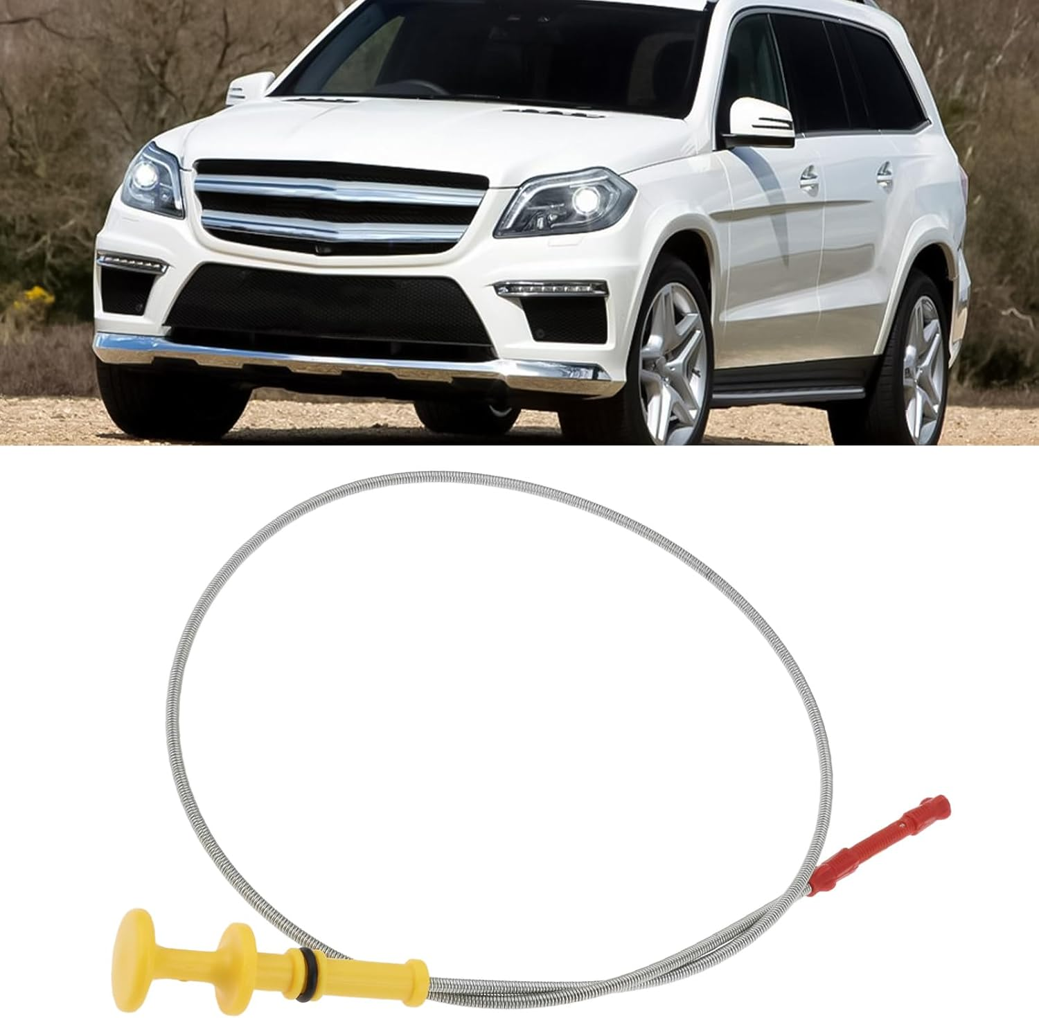 Be in Your Mind 1X Engine Oil Dipstick A6420104172 Compatible with Mercedes-Benz GL350 2013-2016 image number 6