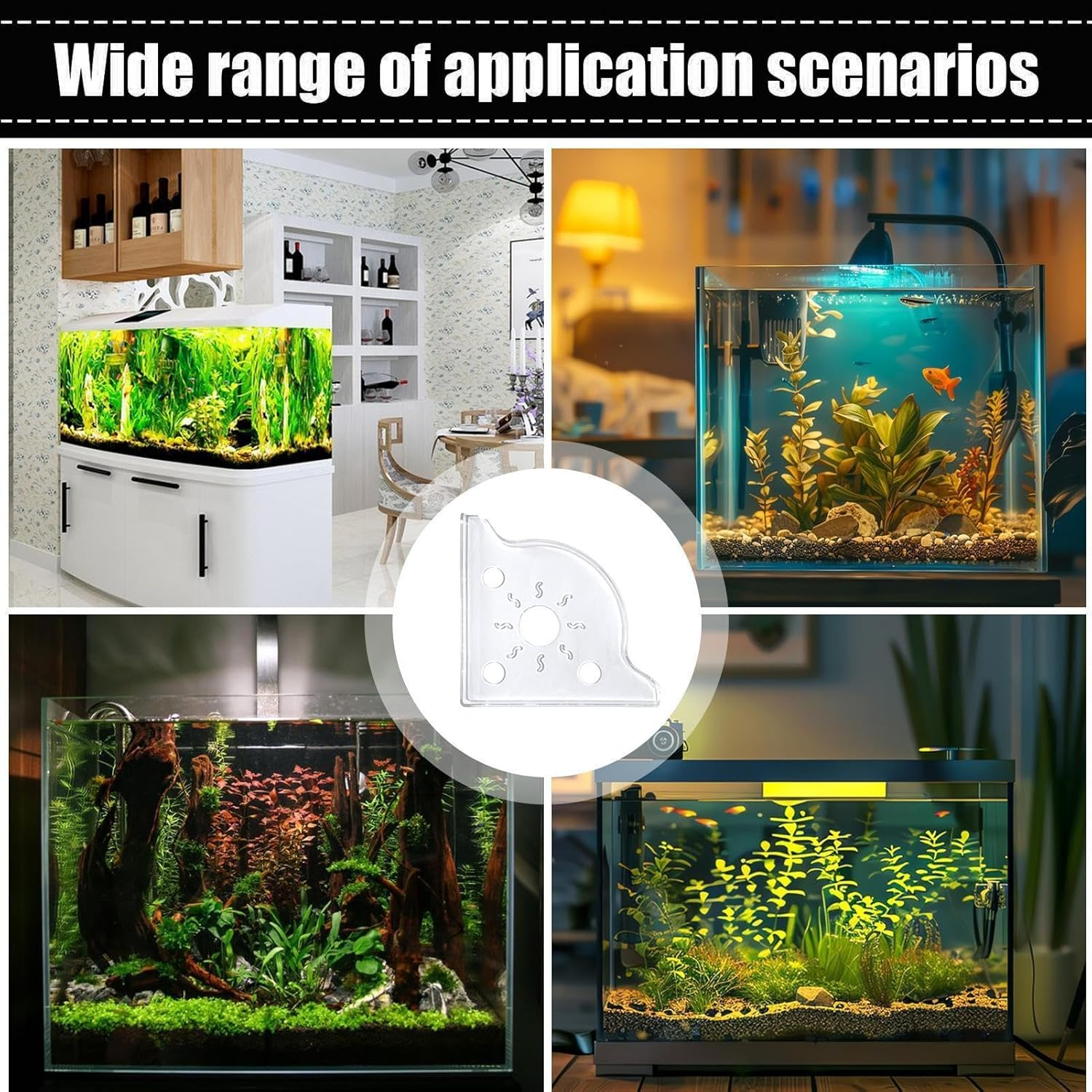 Aquarium Corner Shelf | Waterproof Space Saving | Fish Tank Top Corner Shelf,For Urban Dwellers Pet Lovers Homeowners Living Room Balcony Apartment image number 6