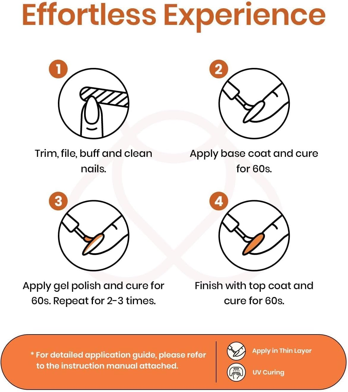 Beetles Gel Polish Jelly Gel Nail Polish 6 Colors Transparent Gel Polish Set Translucent Brown Red Blue Green Orange Spring Nails Soak off LED UV Curing Manicure Kit Women image number 2