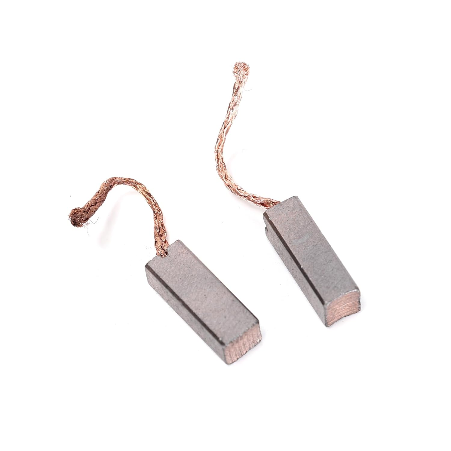 Ruimou 2Pcs Electric Motor Carbon Brushes (21.6 * 8 * 6.8Mm) Wire Length 35Mm for Fan Heater Blower Motor and Various Automotive Applications image number 6